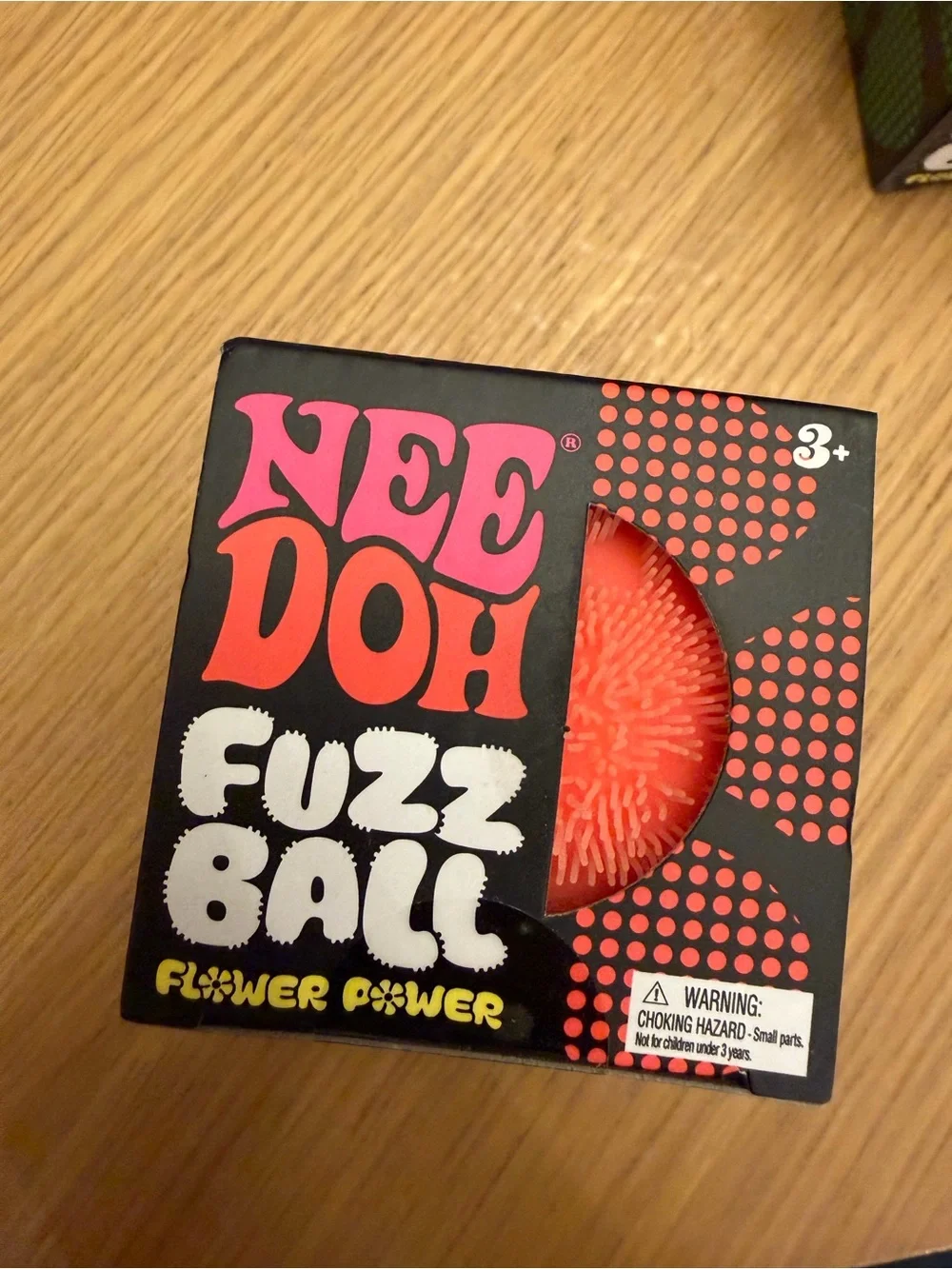 NeeDoh Fuzz Ball Flower Power GREEN  Available NIB